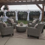 Outdoor Wedding Guests Seating Area.