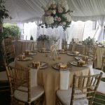 Outdoor Wedding Reception.