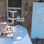 Baby Boy Shower Sweet Treats Table.